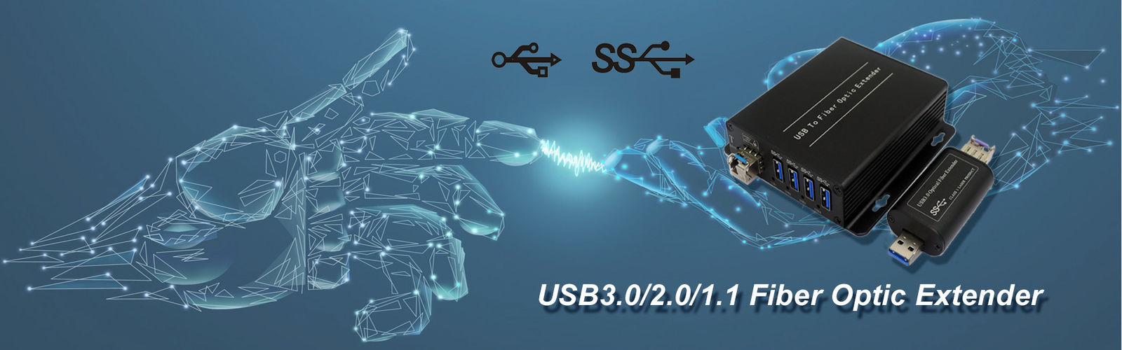 Supplément optique d'USB de fibre