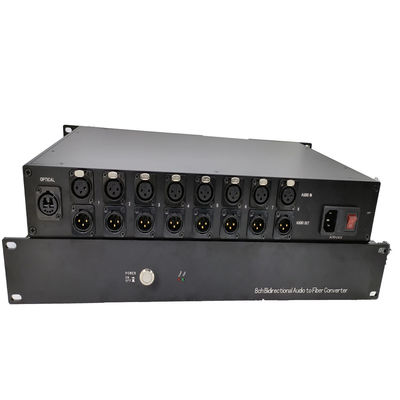 audio 8ch équilibré bidirectionnel au convertisseur de fibre