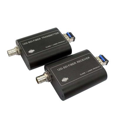 12G-SDI au-dessus de fibre optique, 4K-SDI le convertisseur optique, 1 de ch signal ultra HD plus de 10 kilomètres de fibre de SM, sont conformes à SMPTE ST-2082,