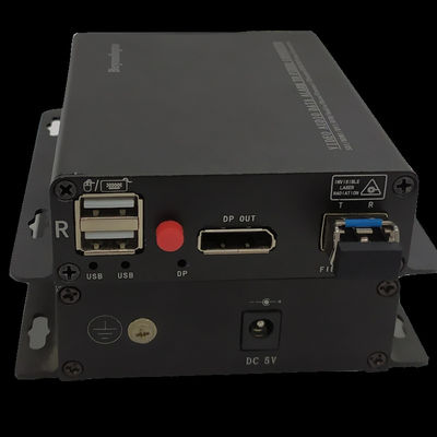 Displayport au supplément de fibre avec le commutateur électrique à distance