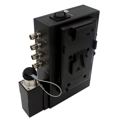 système de caméra de la fibre 3G avec en avant et de retour écart-type données 422/485/Intercom/audio de niveau à corde au-dessus de câble hybride de fibre de SMPTE