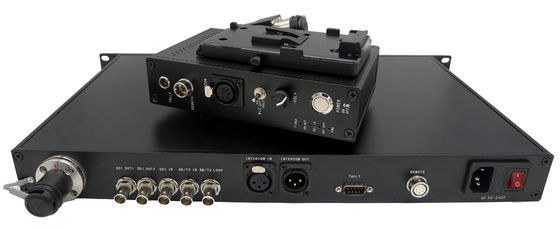 Caméra optique de fibre de station de base d'adaptateur de caméra pour Live Studio Production With TVHD SDI/Ikegami OCP-100/Genlock/Interco