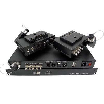Interphone vidéo-audio de données Tally Fiber Camera System IDS au convertisseur de fibre