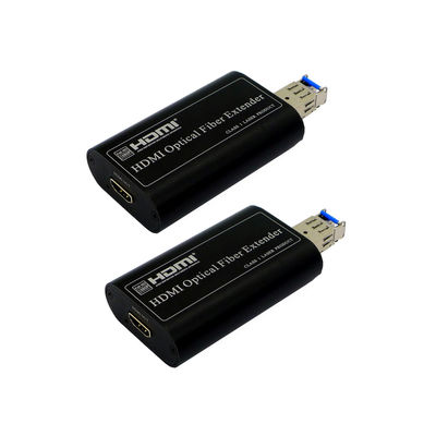 Système visuel de caméra de fibre de convertisseur de Mini Media 4K avec le module de SFP