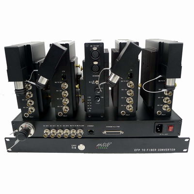 unité de système de fibre optique de caméra de communication du centre 4ch pour l'EFP ANGLAIS de SNG
