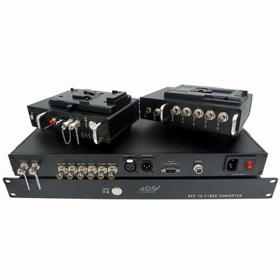 unité de système de fibre optique de caméra de communication du centre 4ch pour l'EFP ANGLAIS de SNG
