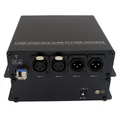 2-CH 2 convertisseur/émetteur-récepteur/émetteur et récepteur de radiodiffusion de Pin Xlr To Fiber Converter de la manière 3