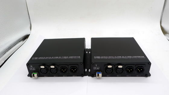 Les Bi-Di XLR ont équilibré l'audio à Pin XLR du convertisseur 2-Ch 3 de fibre