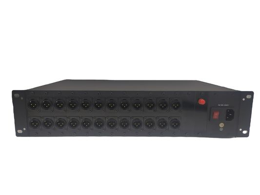 24 fibres de canaux au convertisseur audio