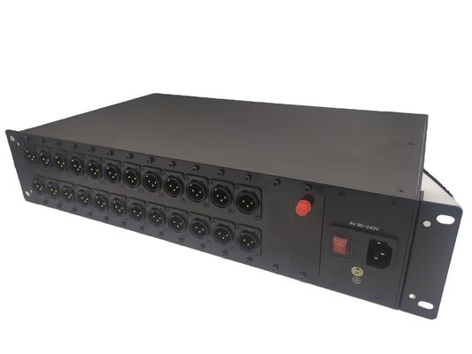 24 fibres de canaux au convertisseur audio