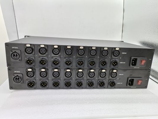 Audio bidirectionnel des 8 Manche de fibre au double LC connecteur du convertisseur