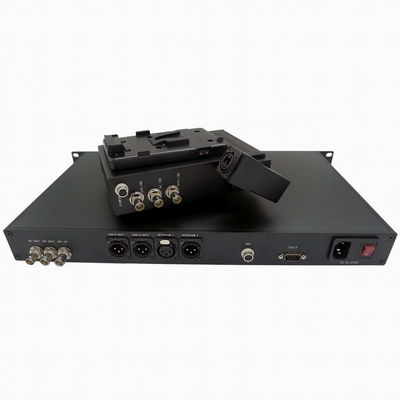 unité de système de fibre optique de caméra de 4 canaux pour l'ANGLAIS, SNG et EFP et vidéo MCU-100 INVERSE à distance de Datevideo