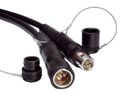 Câble hybride photoélectrique de connecteur de fibre du système de radiodiffusion SMPTE