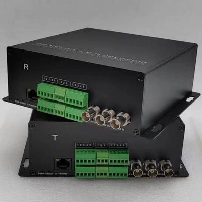 2CH 3G HD IDS avec l'Ethernet au-dessus de la transmission d'Ethernet de fibre