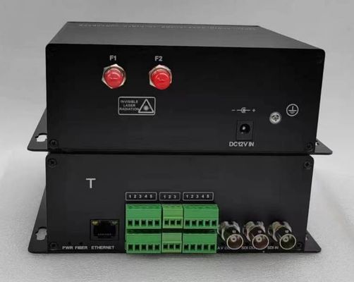 2CH 3G HD IDS avec l'Ethernet au-dessus de la transmission d'Ethernet de fibre