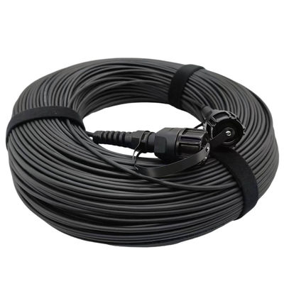 Corde de correction de fibre optique de câble de champ avec le double LC connecteur d'ODVA