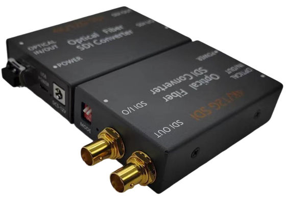 12G IDS à la vidéo de canal du convertisseur 1 de fibre et à la transmission audio
