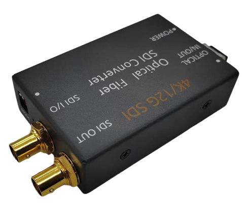 12G IDS à la vidéo de canal du convertisseur 1 de fibre et à la transmission audio