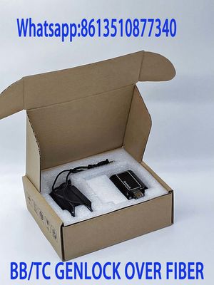 Genlock au convertisseur Genlock (BB/de fibre de CVBS/niveau tri) au-dessus du supplément optique de fibre (panneaux) avec Mini Size, module de w/SFP