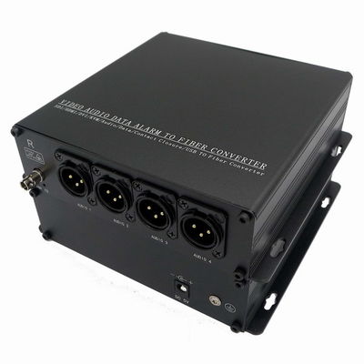 Convertisseur audio à fibre noire adapté à l'humidité de 10 à 90% Environnements non condensés